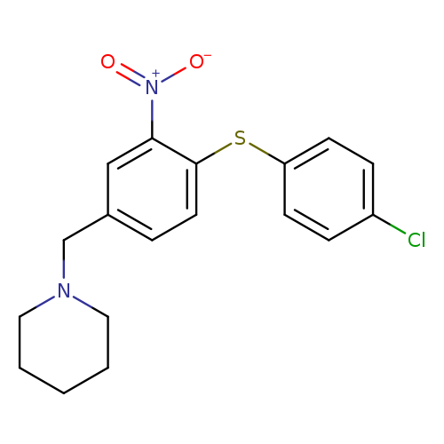 1-({4-[(4-chlorophenyl)sulfanyl]-3-nitrophenyl}methyl)piperidine