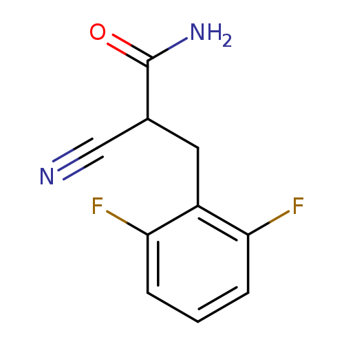 2-cyano-3-(2,6-difluorophenyl)propanamide