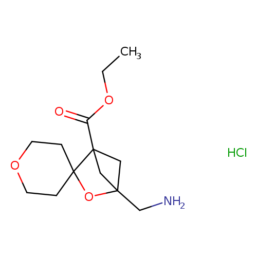 ethyl 4-(aminomethyl)-3-oxaspiro[bicyclo[2.1.1]hexane-2,4'-oxane]-1-carboxylate hydrochloride