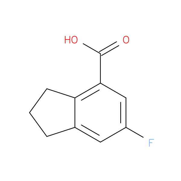 6-fluoro-2,3-dihydro-1H-indene-4-carboxylic acid