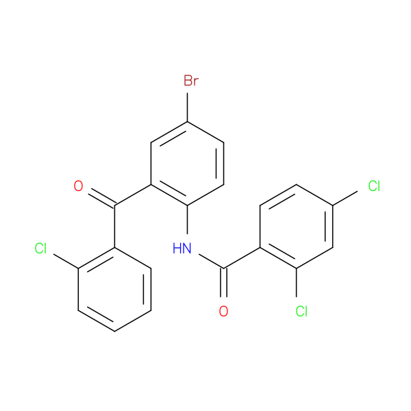 N-[4-bromo-2-(2-chlorobenzoyl)phenyl]-2,4-dichlorobenzamide