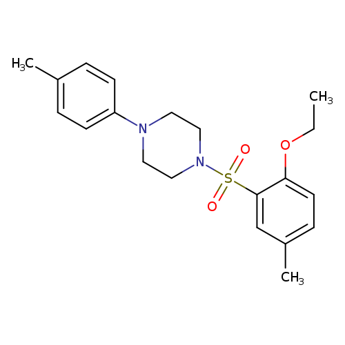 1-(2-ethoxy-5-methylbenzenesulfonyl)-4-(4-methylphenyl)piperazine