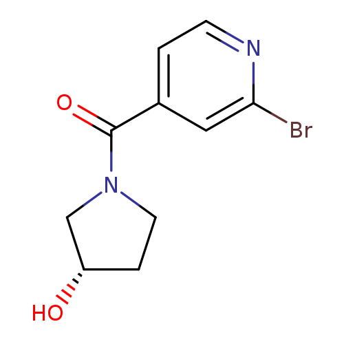 (3S)-1-(2-bromopyridine-4-carbonyl)pyrrolidin-3-ol