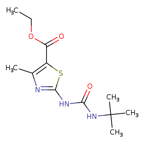 ethyl 2-[(tert-butylcarbamoyl)amino]-4-methyl-1,3-thiazole-5-carboxylate