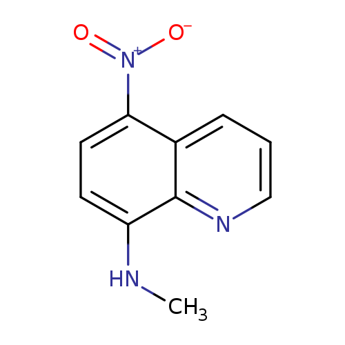 8-Methylamino-5--nitroquinolilne
