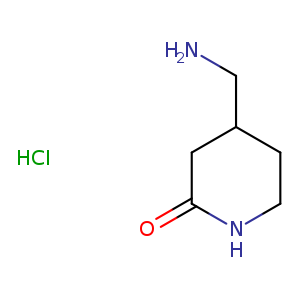 2-Piperidinone, 4-(aminomethyl)-, hydrochloride (1:1)