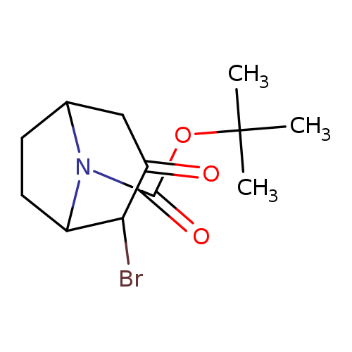 tert-butyl2-bromo-3-oxo-8-azabicyclo[3.2.1]octane-8-carboxylate