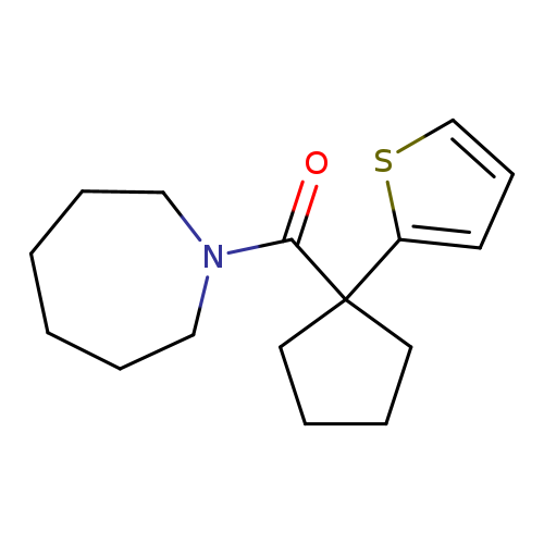 1-[1-(thiophen-2-yl)cyclopentanecarbonyl]azepane