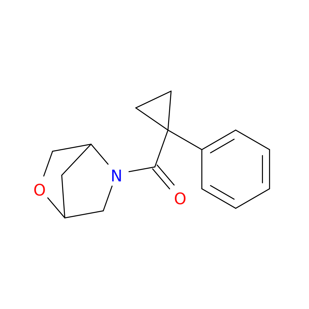 5-(1-phenylcyclopropanecarbonyl)-2-oxa-5-azabicyclo[2.2.1]heptane