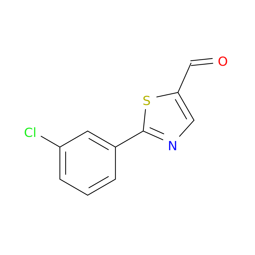 2-(3-chlorophenyl)-1,3-thiazole-5-carbaldehyde
