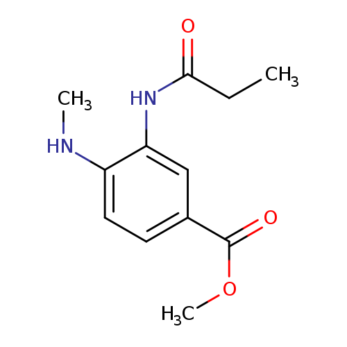 Methyl 4-(methylamino)-3-propionamidobenzoate