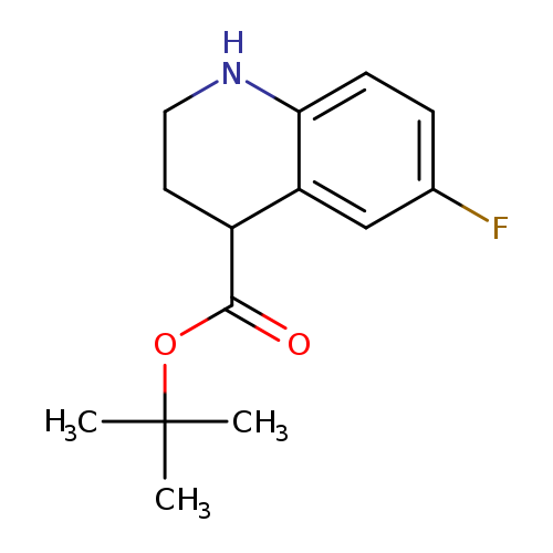 tert-butyl 6-fluoro-1,2,3,4-tetrahydroquinoline-4-carboxylate