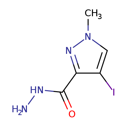 4-Iodo-1-methyl-1h-pyrazole-3-carbohydrazide