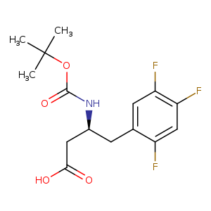 (S)-3-(tert-butoxycarbonylamino)-4-(2,4,5-trifluorophenyl)butanoic acid