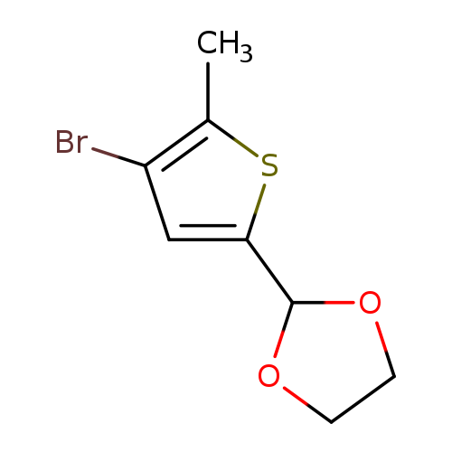 1,3-Dioxolane,2-(4-bromo-5-methyl-2-thienyl)-