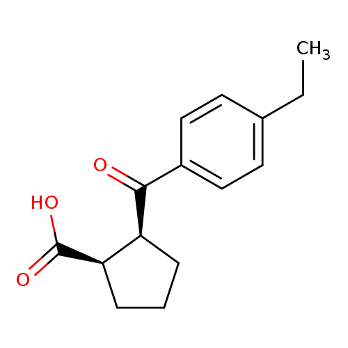 cis-2-(4-Ethylbenzoyl)cyclopentane-1-carboxylic acid