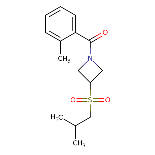 1-(2-methylbenzoyl)-3-(2-methylpropanesulfonyl)azetidine