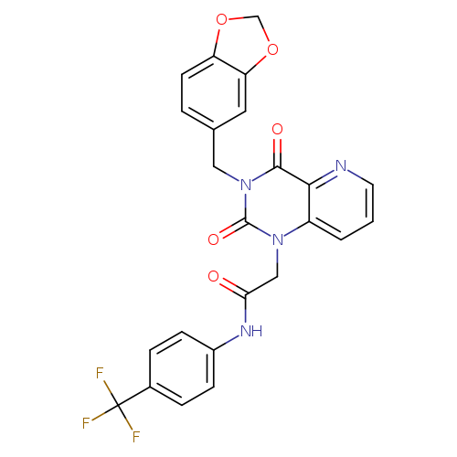 2-{3-[(2H-1,3-benzodioxol-5-yl)methyl]-2,4-dioxo-1H,2H,3H,4H-pyrido[3,2-d]pyrimidin-1-yl}-N-[4-(trifluoromethyl)phenyl]acetamide