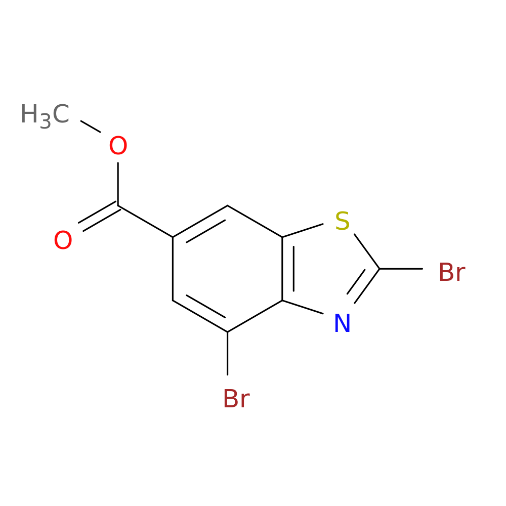 Methyl 2,4-dibromobenzo[d]thiazole-6-carboxylate