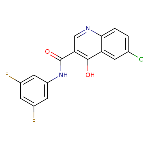 6-chloro-N-(3,5-difluorophenyl)-4-hydroxyquinoline-3-carboxamide