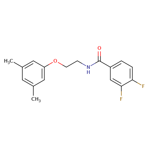 N-[2-(3,5-dimethylphenoxy)ethyl]-3,4-difluorobenzamide