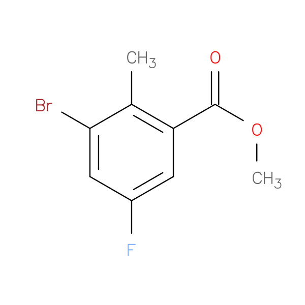 Methyl 3-bromo-5-fluoro-2-methylbenzoate