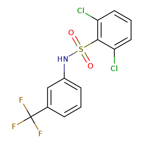 2,6-dichloro-N-[3-(trifluoromethyl)phenyl]benzene-1-sulfonamide