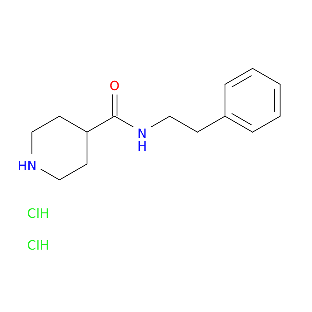 N-(2-Phenylethyl)-4-piperidinecarboxamide dihydrochloride