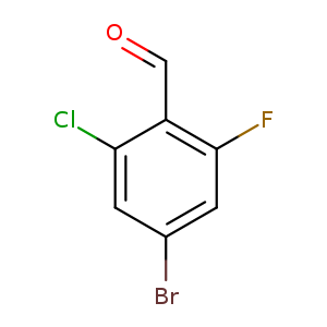 Benzaldehyde, 4-bromo-2-chloro-6-fluoro-