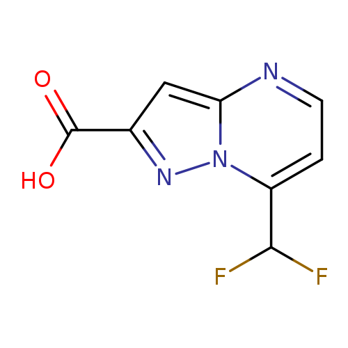 7-(difluoromethyl)pyrazolo[1,5-a]pyrimidine-2-carboxylic acid