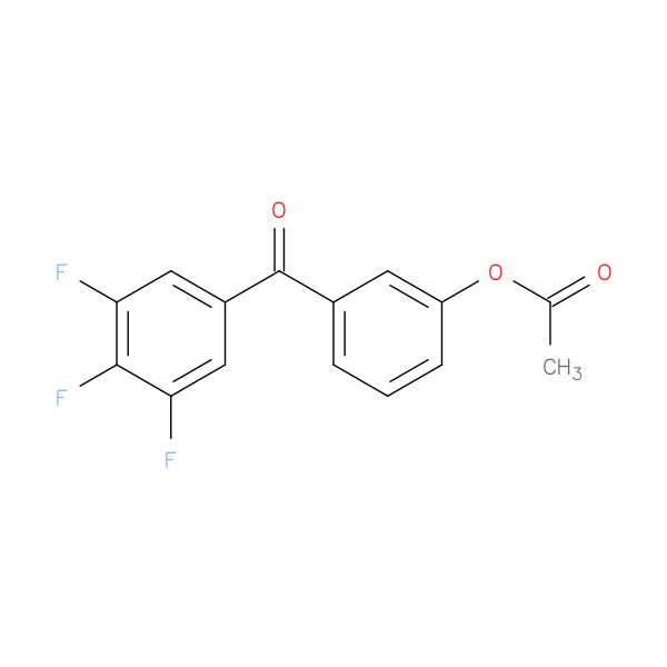 3-Acetoxy-3',4',5'-trifluorobenzophenone
