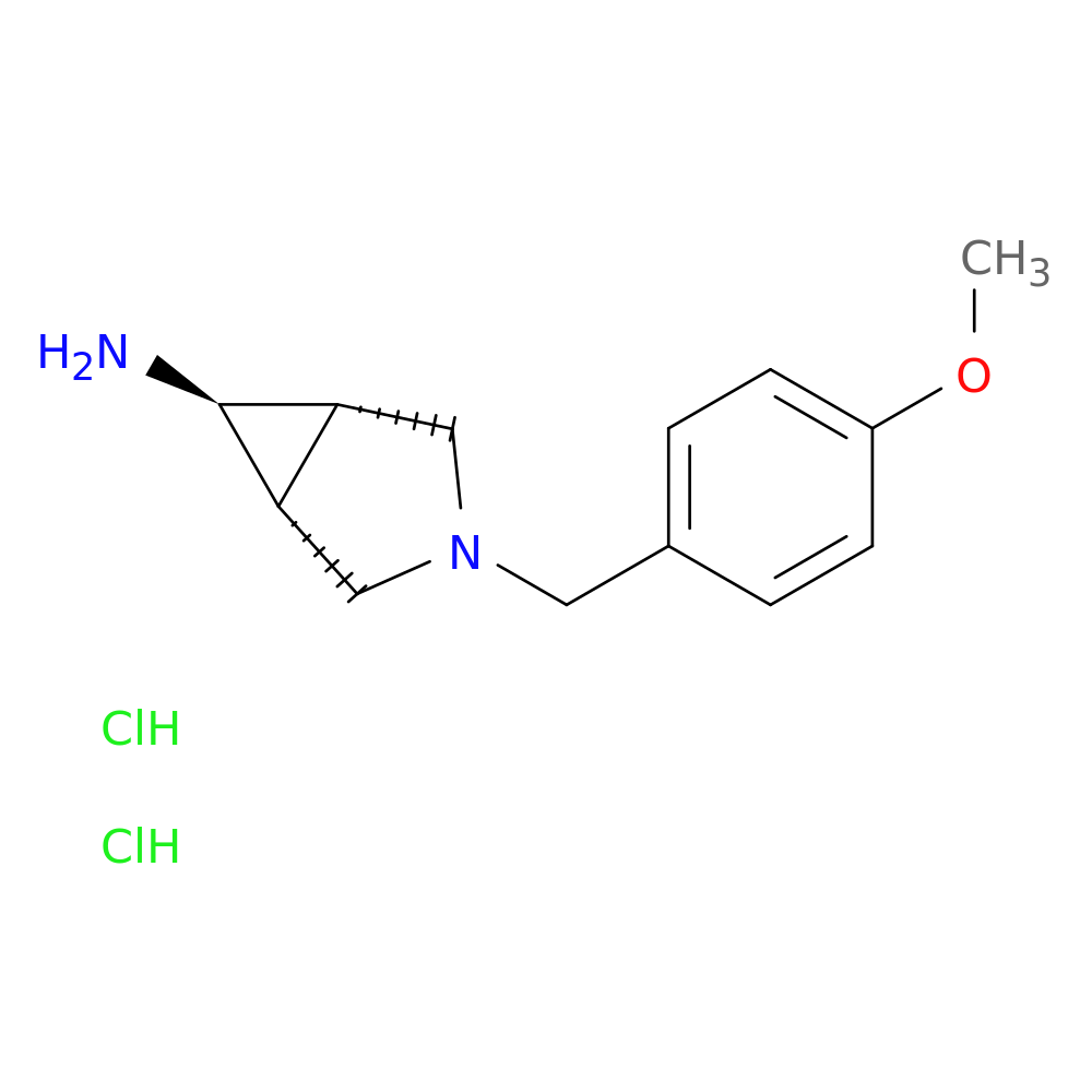(1R,5S,6R)-3-[(4-methoxyphenyl)methyl]-3-azabicyclo[3.1.0]hexan-6-amine dihydrochloride