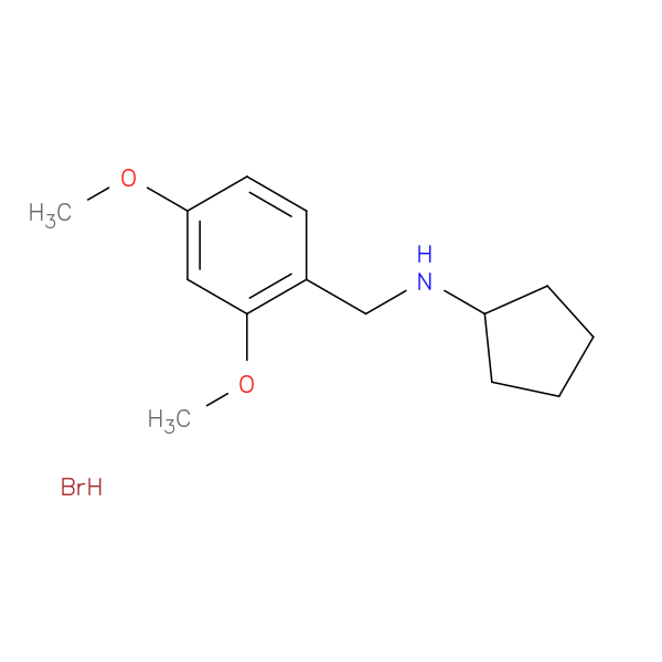 N-(2,4-dimethoxybenzyl)cyclopentanamine hydrobromide