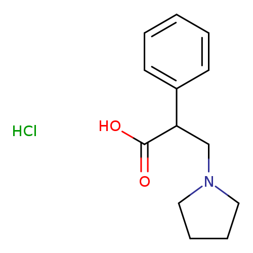 2-phenyl-3-(pyrrolidin-1-yl)propanoic acid hydrochloride