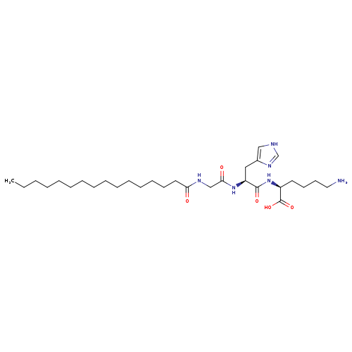 L-Lysine, N-(1-oxohexadecyl)glycyl-L-histidyl-
