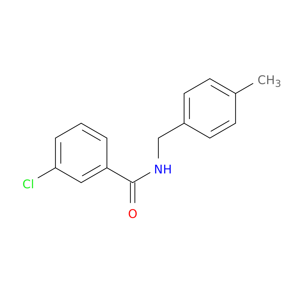 3-chloro-N-(4-methylbenzyl)benzamide