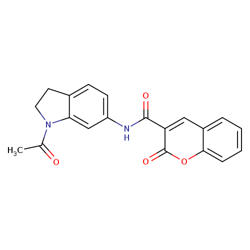 N-(1-acetyl-2,3-dihydro-1H-indol-6-yl)-2-oxo-2H-chromene-3-carboxamide