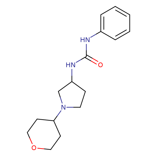 3-[1-(oxan-4-yl)pyrrolidin-3-yl]-1-phenylurea