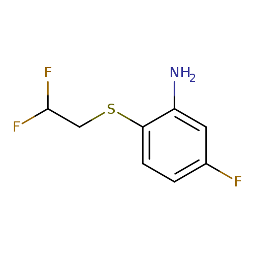 2-[(2,2-difluoroethyl)sulfanyl]-5-fluoroaniline