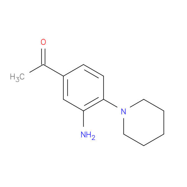 1-(3-Amino-4-piperidinophenyl)-1-ethanone