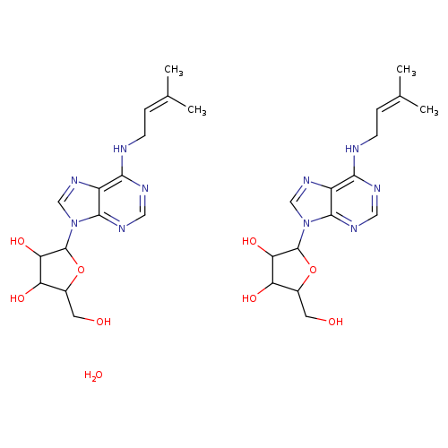 N-6-(Delta-2-isopentenyl)adenosine hemihydrate