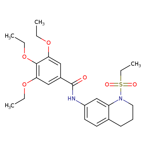 N-[1-(ethanesulfonyl)-1,2,3,4-tetrahydroquinolin-7-yl]-3,4,5-triethoxybenzamide