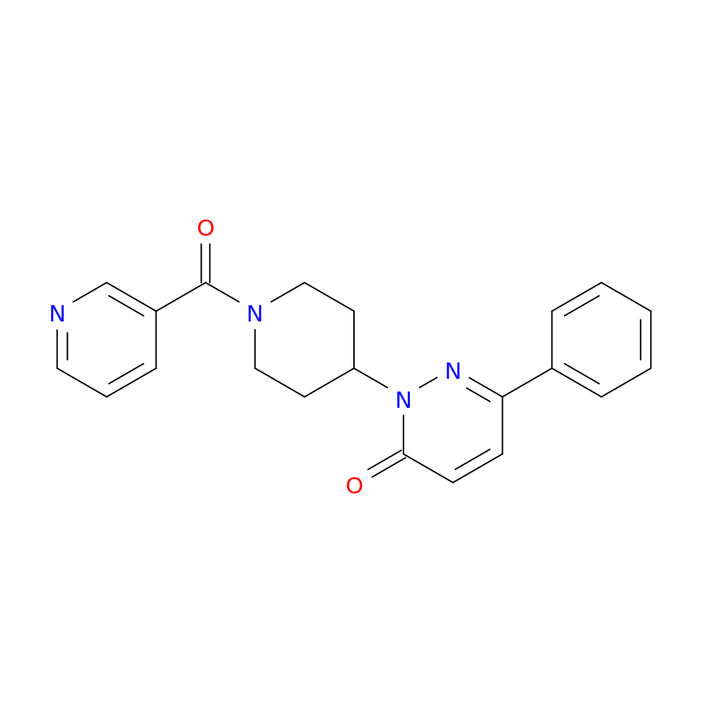 6-phenyl-2-[1-(pyridine-3-carbonyl)piperidin-4-yl]-2,3-dihydropyridazin-3-one