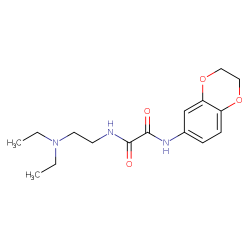 N-[2-(diethylamino)ethyl]-N'-(2,3-dihydro-1,4-benzodioxin-6-yl)ethanediamide