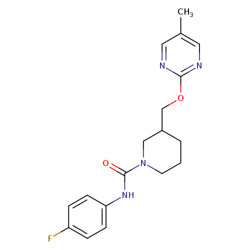 N-(4-fluorophenyl)-3-{[(5-methylpyrimidin-2-yl)oxy]methyl}piperidine-1-carboxamide