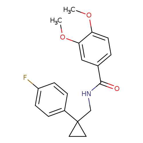 N-{[1-(4-fluorophenyl)cyclopropyl]methyl}-3,4-dimethoxybenzamide