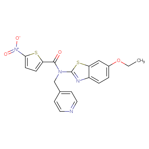 N-(6-ethoxy-1,3-benzothiazol-2-yl)-5-nitro-N-[(pyridin-4-yl)methyl]thiophene-2-carboxamide