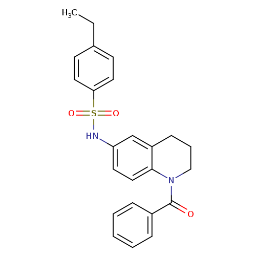 N-(1-benzoyl-1,2,3,4-tetrahydroquinolin-6-yl)-4-ethylbenzene-1-sulfonamide