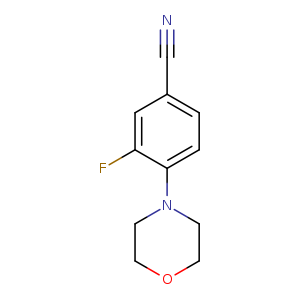 3-fluoro-4-(morpholin-4-yl)benzonitrile