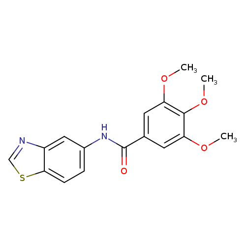 N-(1,3-benzothiazol-5-yl)-3,4,5-trimethoxybenzamide